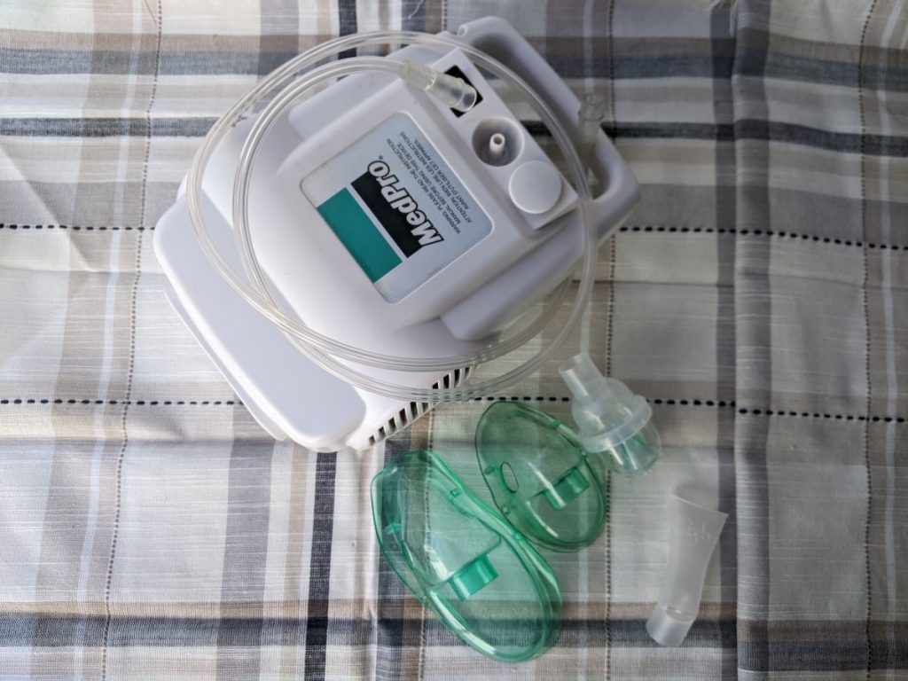 medpro nebulizer on table