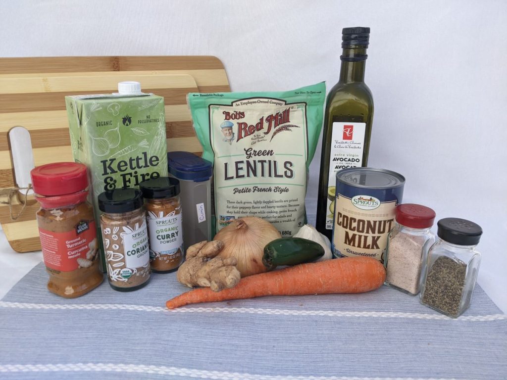 ingredients for a recipe 