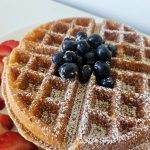 Spelt Waffle with fresh fruit